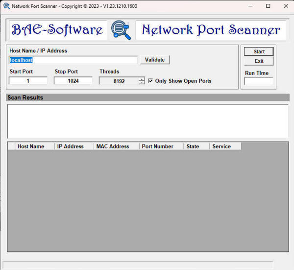 Network Port Scanner