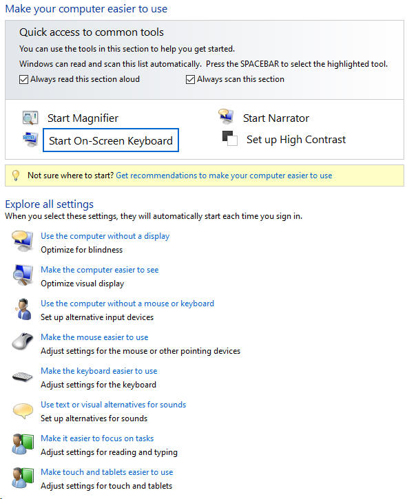 ease_of_access_center