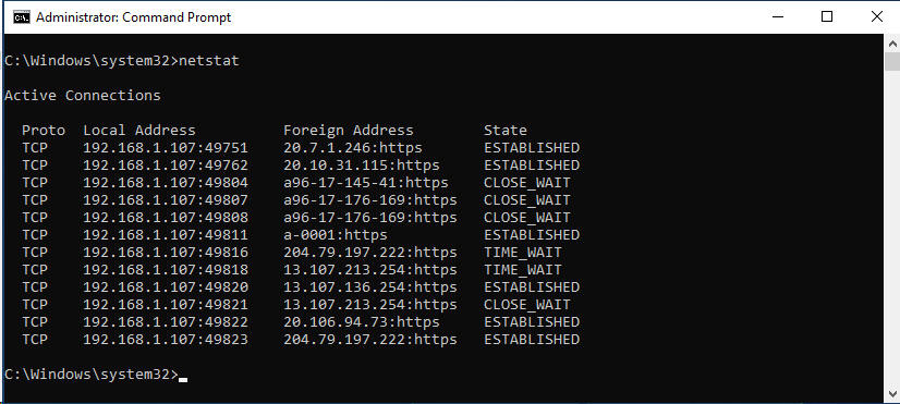 netstat