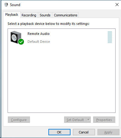 Sound Settings
